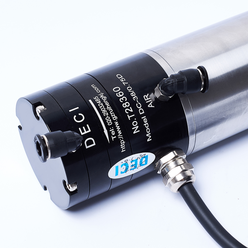 DECI Air Cooled 60000rpm 0.35kw 100V Spindle Motor for ATC CNC Router Denture Machine