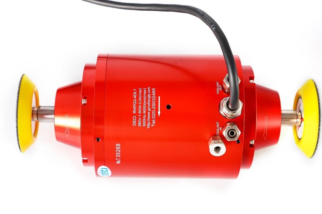 300HZ Frequency Water Cooled Polishing Spindle Motor 1.6kw 9000rpm for CNC Machine