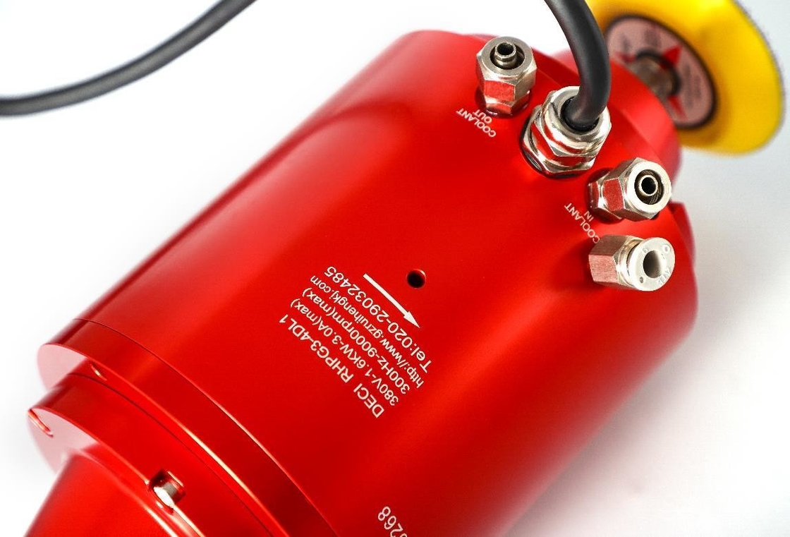 300HZ Frequency Water Cooled Polishing Spindle Motor 1.6kw 9000rpm for CNC Machine