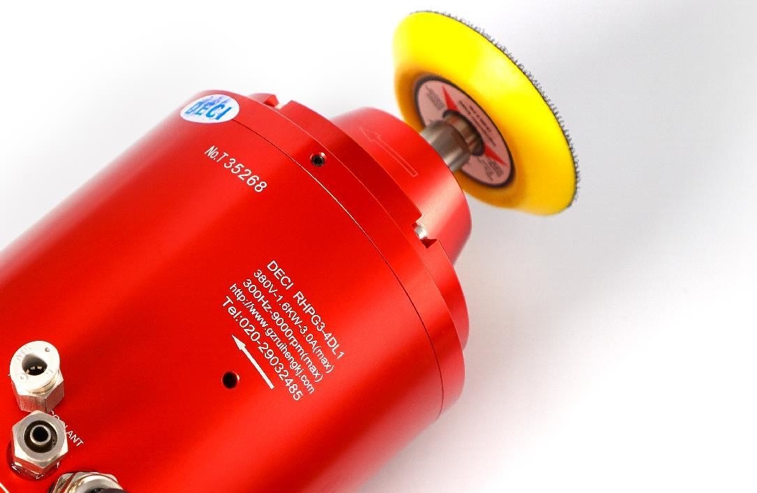 300HZ Frequency Water Cooled Polishing Spindle Motor 1.6kw 9000rpm for CNC Machine