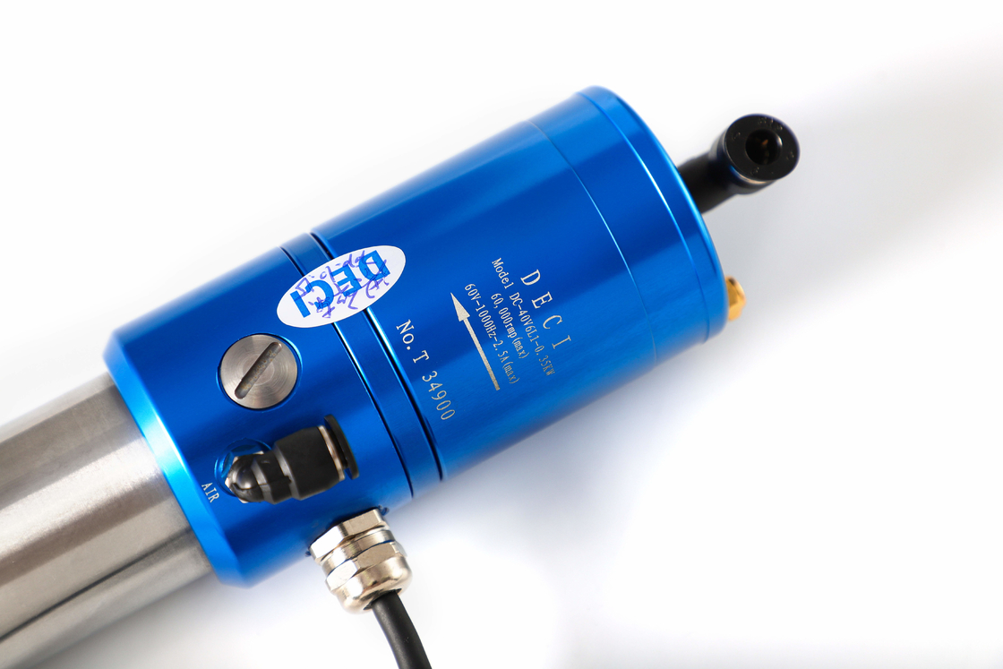 DECI 40mm diameter false dental milling spindle motor for denture machine zirconia, PCB circuit boards soft materials processing