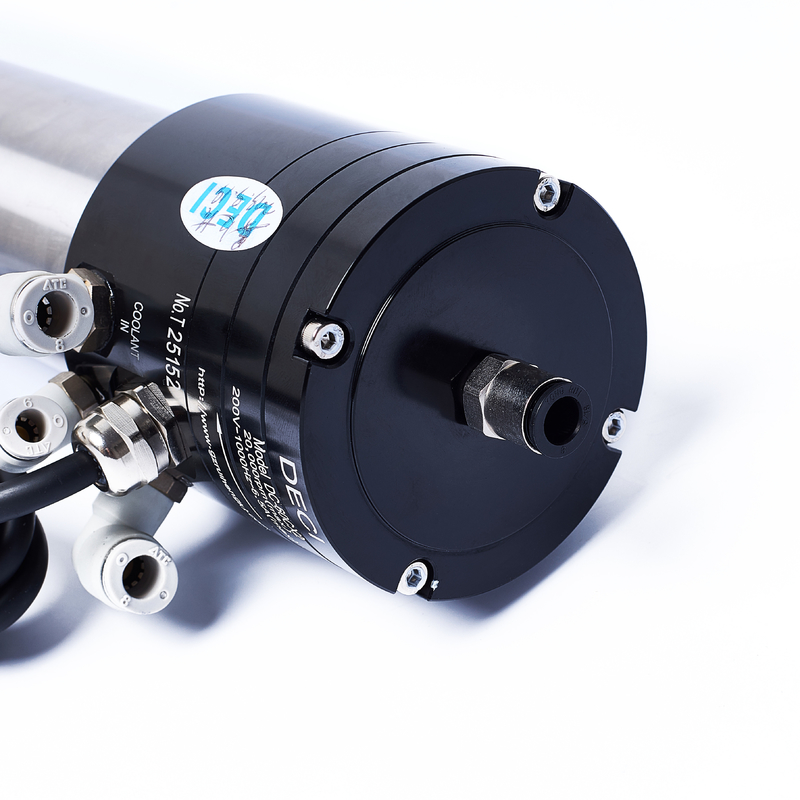 DECI 0.7kw 20000rpm high speed CNC router water or air cooled machine tool spindle motor with drive for milling lathe machines