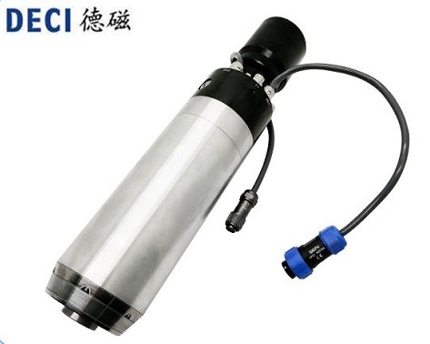 DECI motorized spindle motor 380V 220V 3.7KW ATC for CNC Router iso20 40000rpm for grinder machine