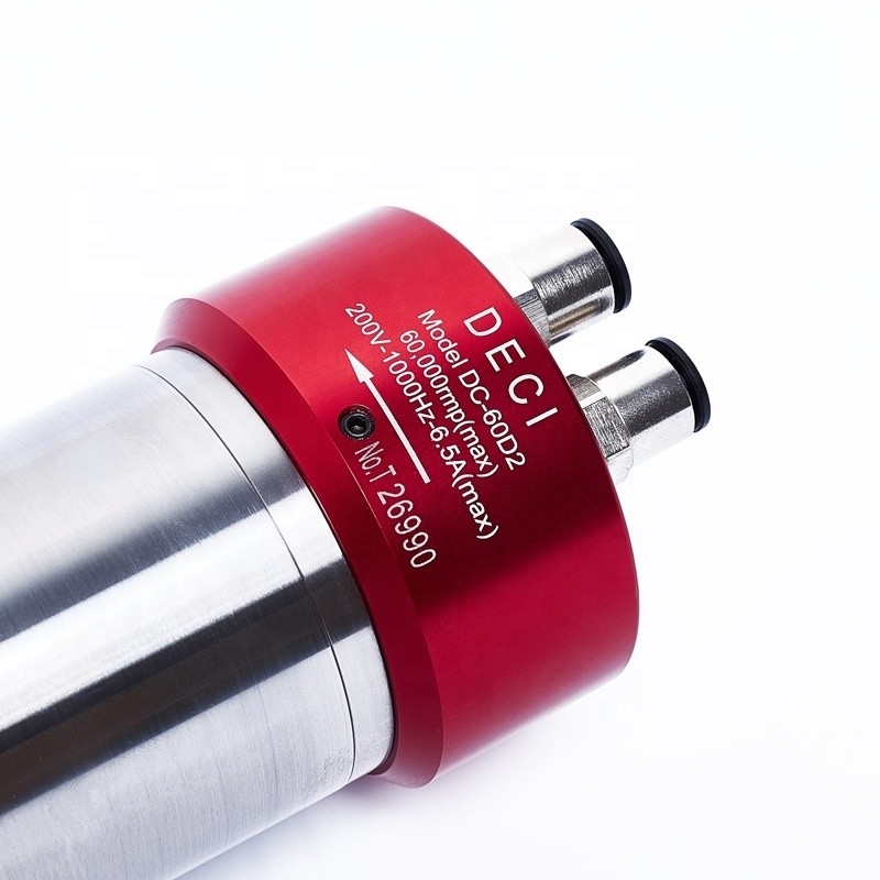 DECI high speed CNC router lathe water cooled machine tool spindle motor for metal cutting milling machines ER11 elastic collet