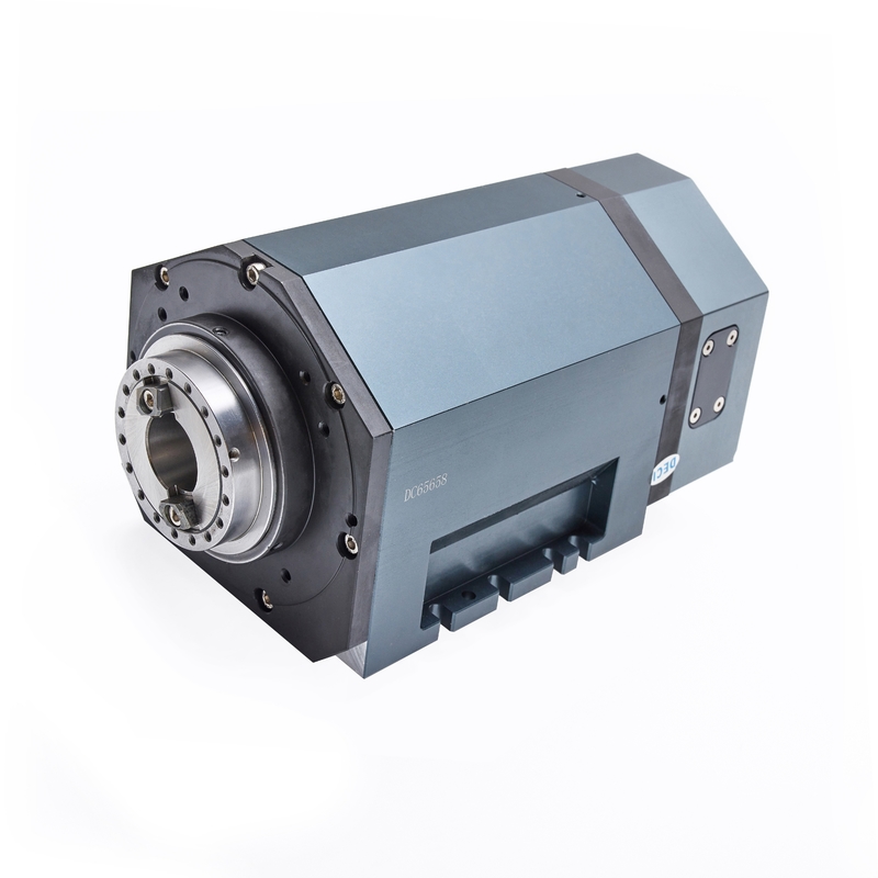 DECI High Rotation Accuracy Water cooling Metal Milling Spindle 15 Kw Spindle  Automatic Tooling Exchange Base flange Spindle