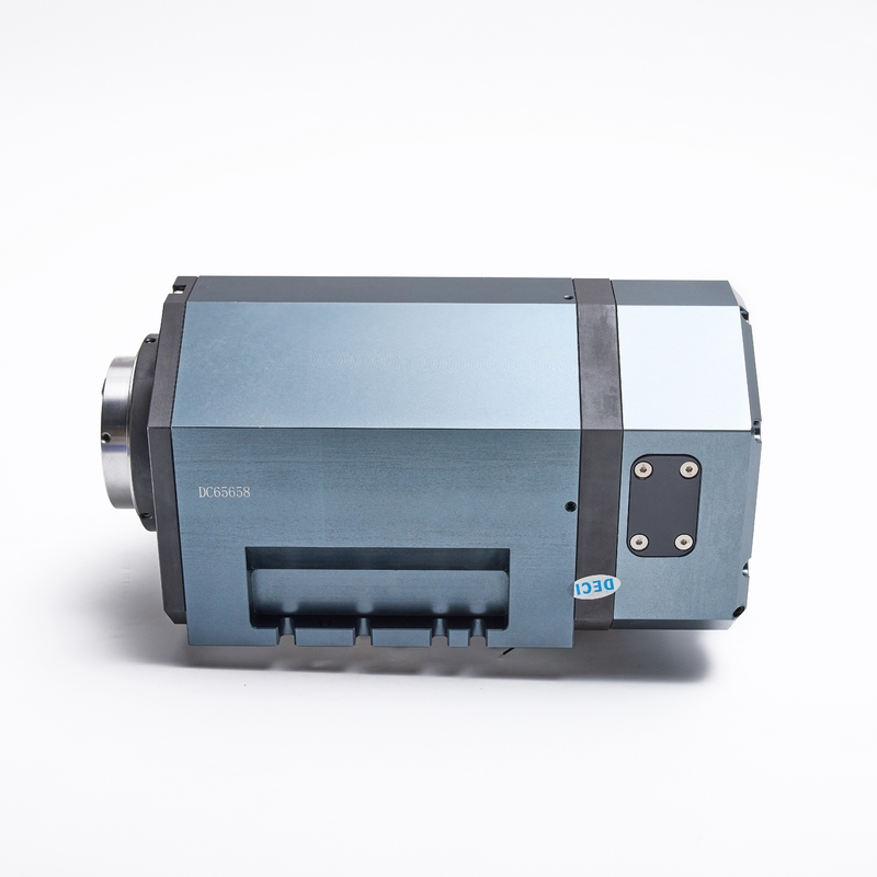 DECI High Rotation Accuracy Water cooling Metal Milling Spindle 15 Kw Spindle  Automatic Tooling Exchange Base flange Spindle