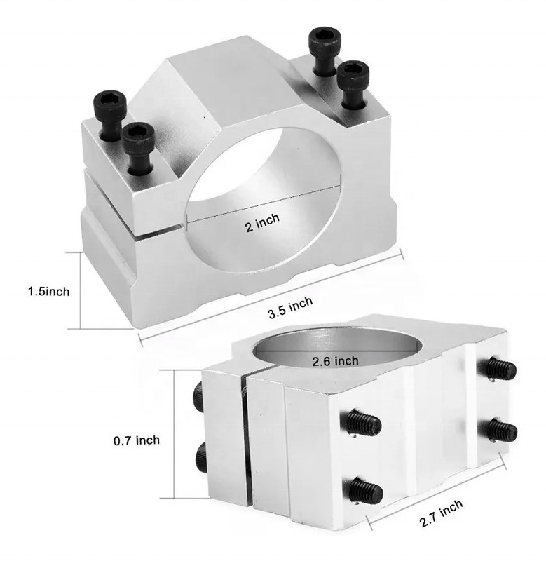 DECI 60mm or 80mm spindle clamp holder for CNC machine tool spindle motor