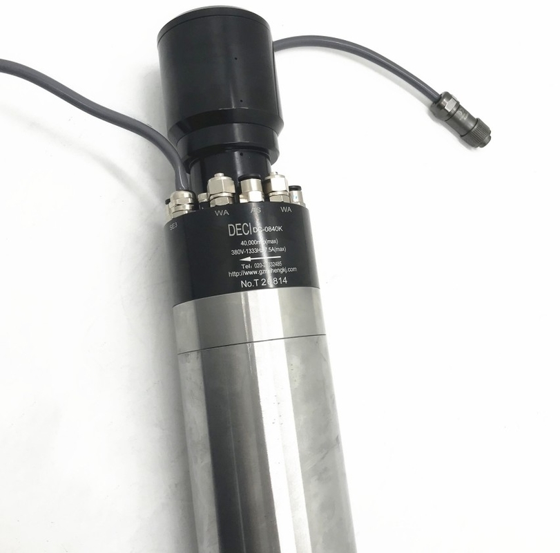 DECI 2.5kw 3.7KW 4KW ISO20 atc water cooled spindle motor engraving and milling 40000rpm CNC spindel for metal materials