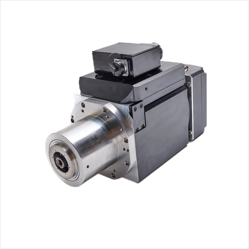 DECI High Accuracy Water cooling Metal Milling Spindle 15 Kw 12.2 Torque HSK63F 57A Motor  ATC Base flange Spindle
