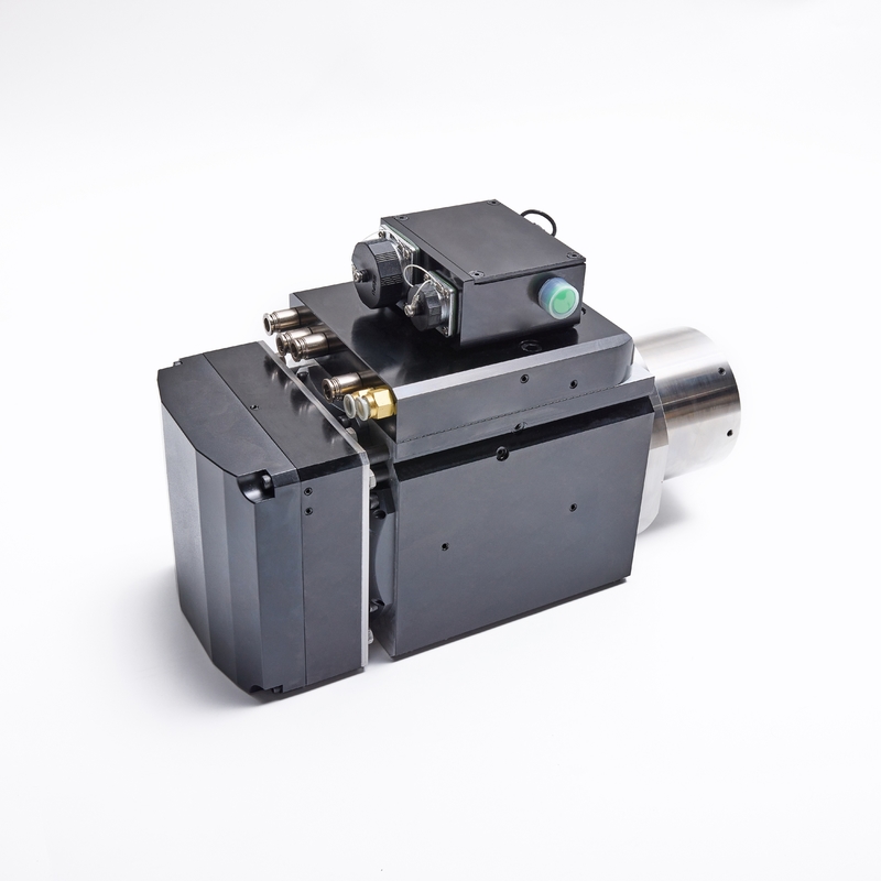 DECI High Accuracy Water cooling Metal Milling Spindle 15 Kw 12.2 Torque HSK63F 57A Motor  ATC Base flange Spindle