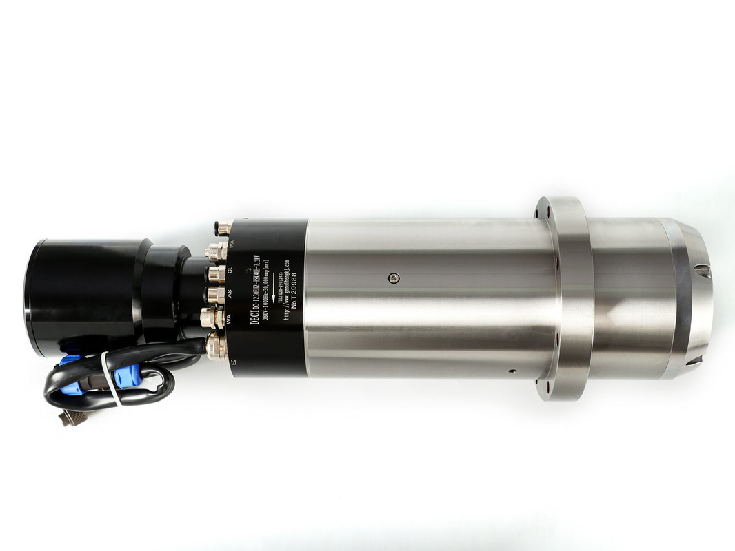 DECI HSK Motor Spindle 220V 5.5KW 120mm  30000rpm HSK40E ATC Electric Spindle  HSK 380V engraving milling cnc machine lathe